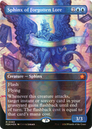 Sphinx of Forgotten Lore (FDN-380) [Foundations] (Borderless) Foil
