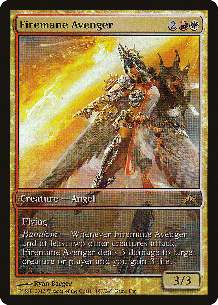 Firemane Avenger (GAME-163) [Gatecrash Promos] Foil