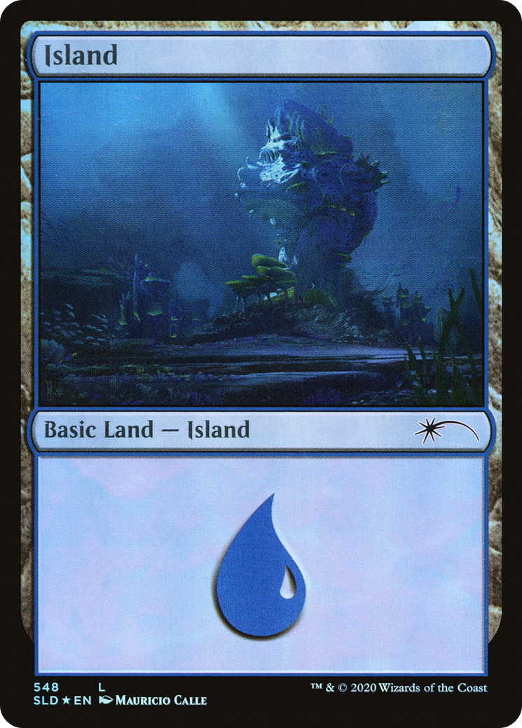 Island (SLD-548) [Secret Lair Drop] Foil