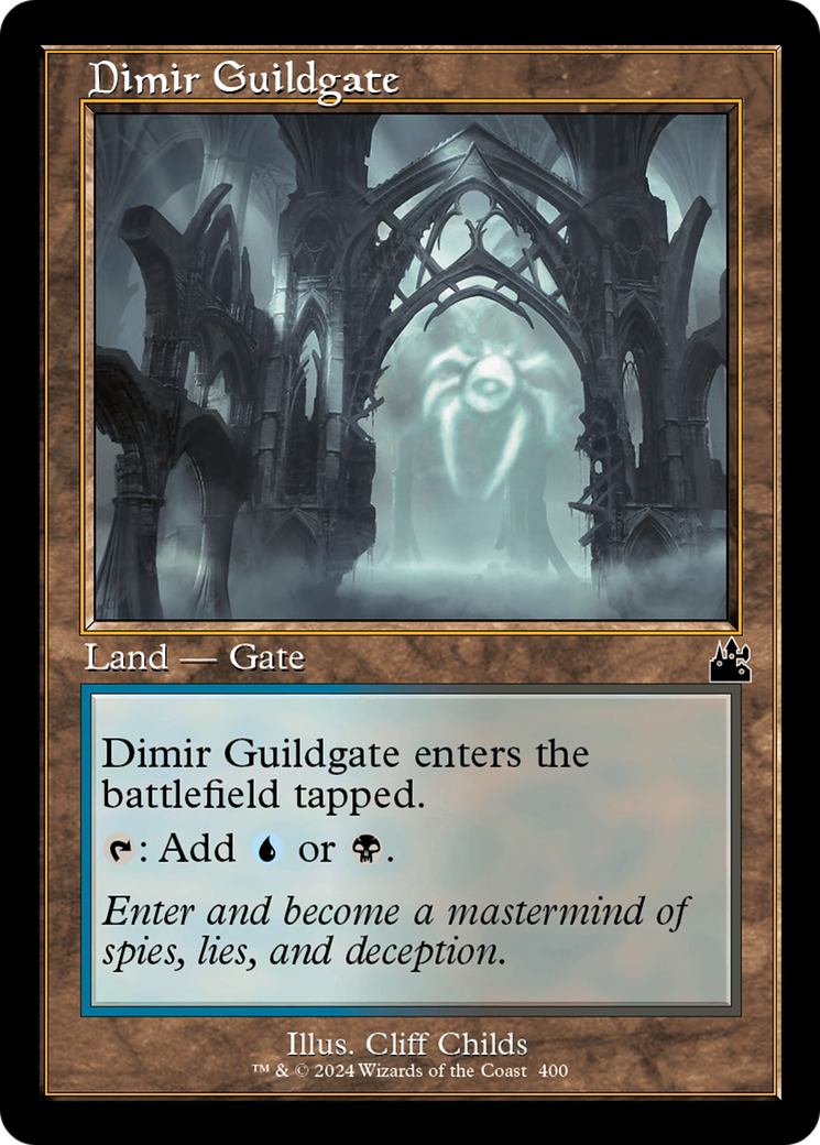 Dimir Guildgate (RVR-400) [Ravnica Remastered] Foil
