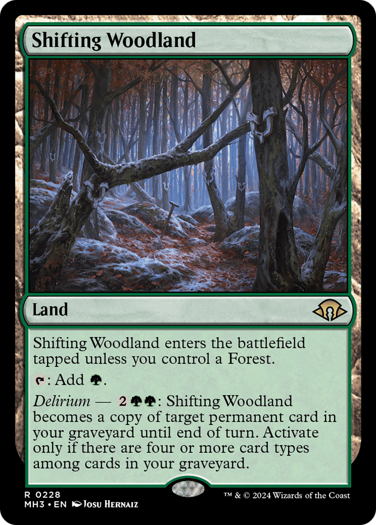 Shifting Woodland (MH3-228) [Modern Horizons 3] Foil