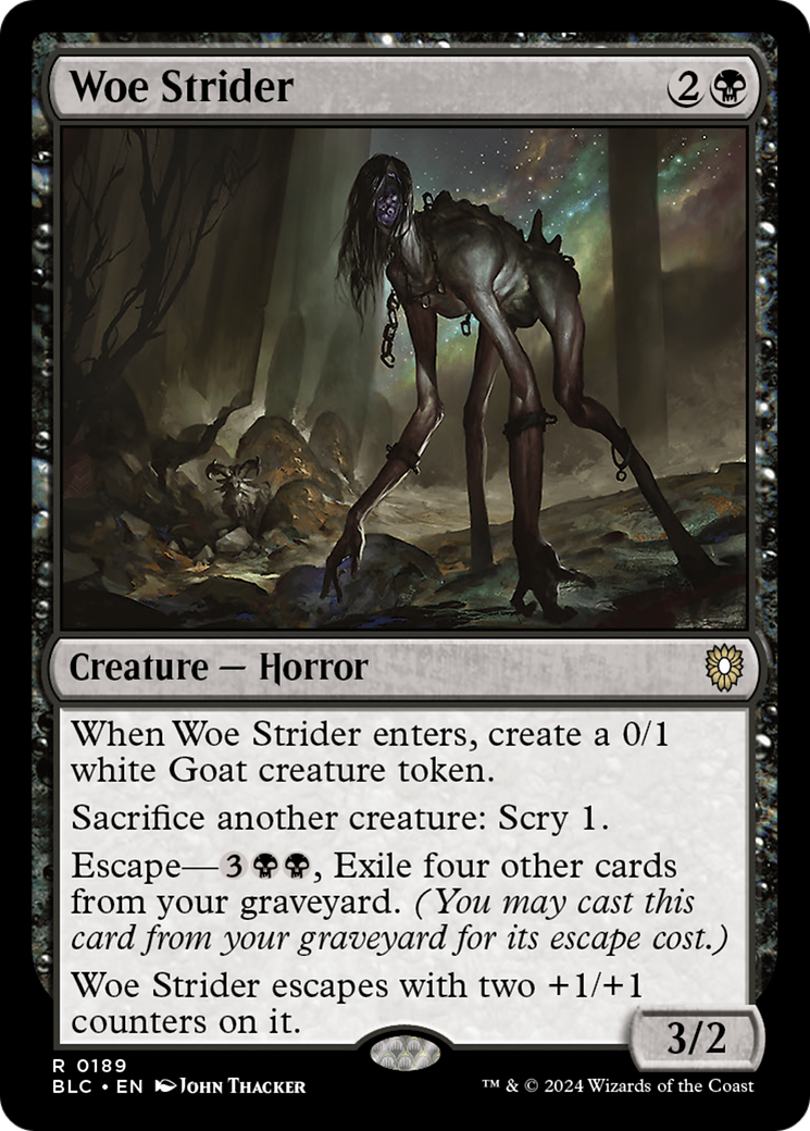 Woe Strider (BLC-189) [Bloomburrow Commander]