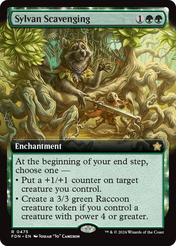 Sylvan Scavenging (FDN-475) [Foundations]: (Extended Art)