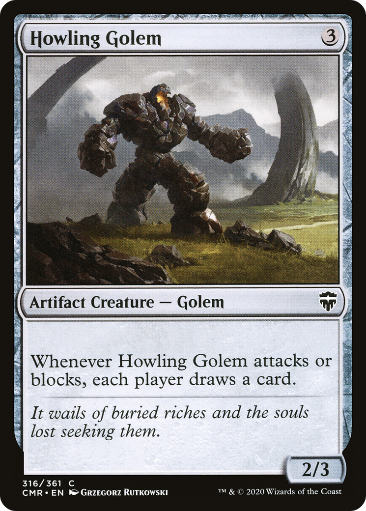 Howling Golem (CMR-316) [Commander Legends]
