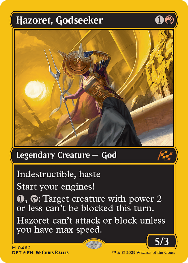 Hazoret, Godseeker (DFT-462) [Aetherdrift] Foil