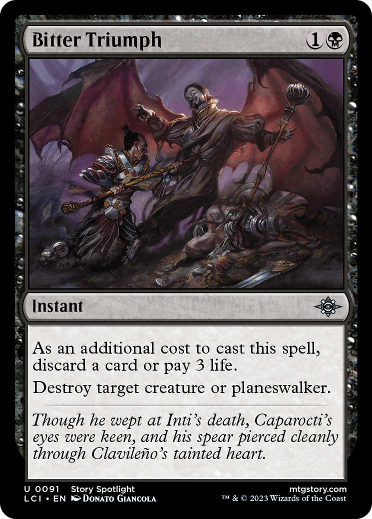 Bitter Triumph (LCI-091) [The Lost Caverns of Ixalan]