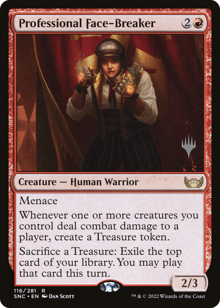 Professional Face-Breaker (PPSNC-116) [Promo Pack: Streets of New Capenna Promos]