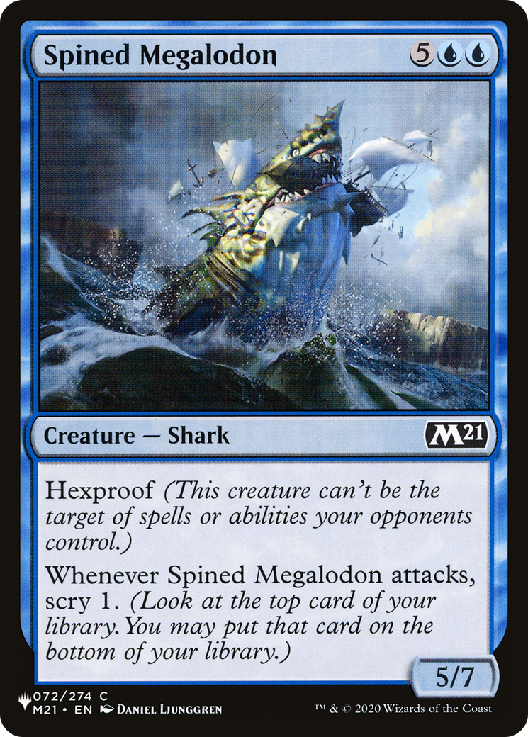 Spined Megalodon (LIST-M21-72) [The List]