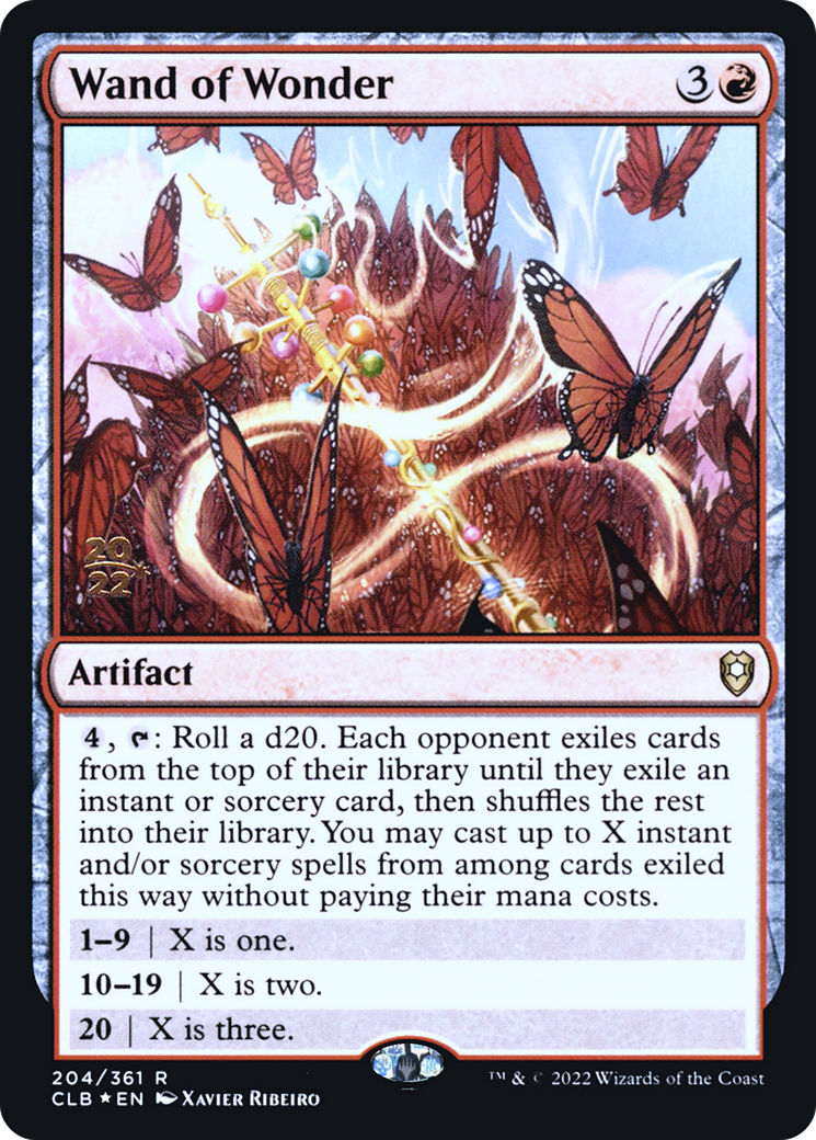 Wand of Wonder (PRE-204) [Battle for Baldur's Gate Promos] Foil