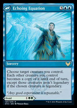 Augmenter Pugilist // Echoing Equation (STX-147) [Strixhaven: School of Mages] Foil