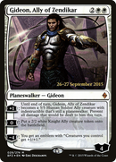 Gideon, Ally of Zendikar (PRE-29S) [Battle for Zendikar Promos] Foil