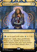 Tezzeret's Gambit (STA-021) (Showcase) (Borderless) [Strixhaven Mystical Archive]