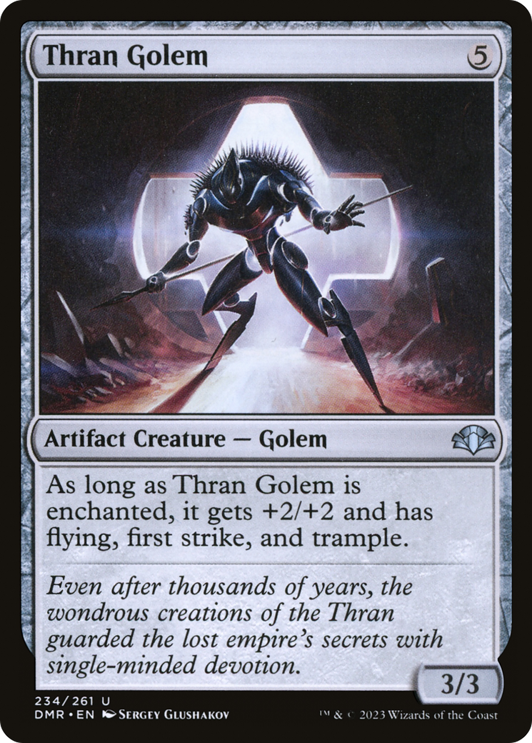 Thran Golem (DMR-234) [Dominaria Remastered]