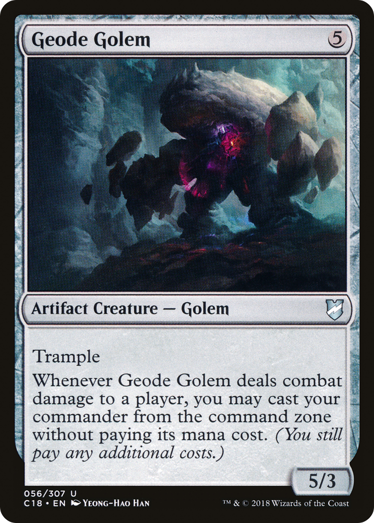 Geode Golem (C18-056) [Commander 2018]