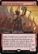 Rundvelt Hordemaster (Extended Art) (DMU-409) [Dominaria United]