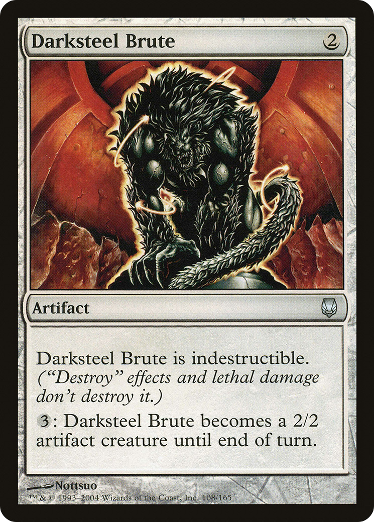 Darksteel Brute (DST-108) [Darksteel] Foil
