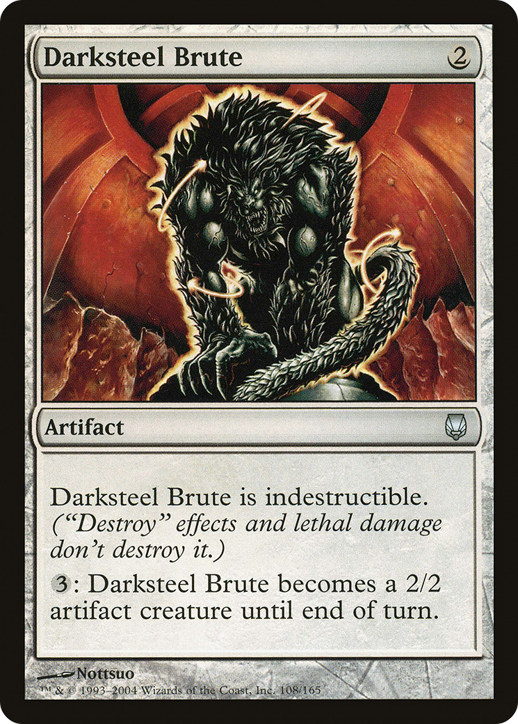 Darksteel Brute (DST-108) [Darksteel] Foil