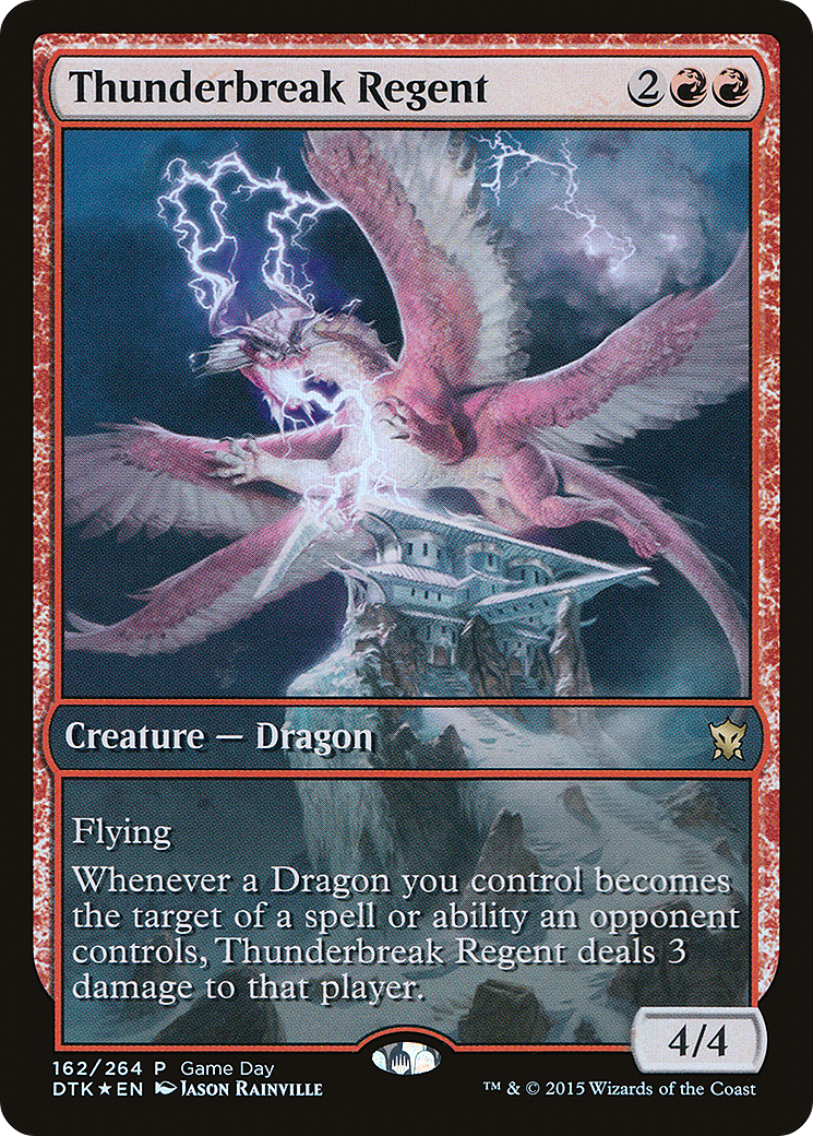 Thunderbreak Regent (GAME-162) [Dragons of Tarkir Promos] Foil