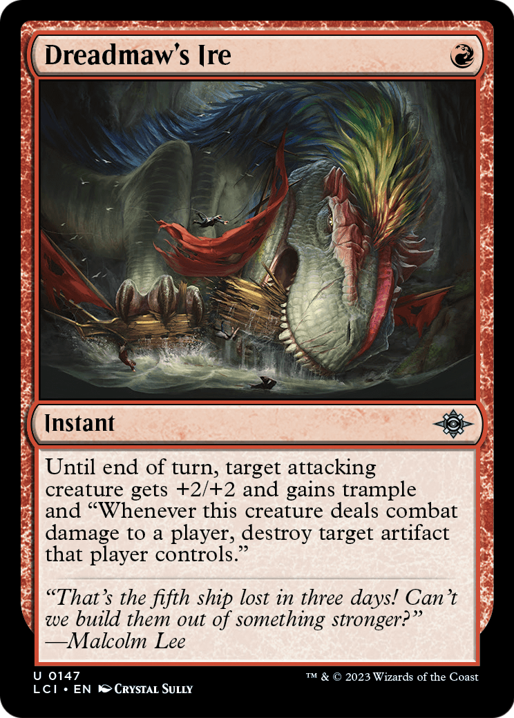 Dreadmaw's Ire (LCI-147) [The Lost Caverns of Ixalan]
