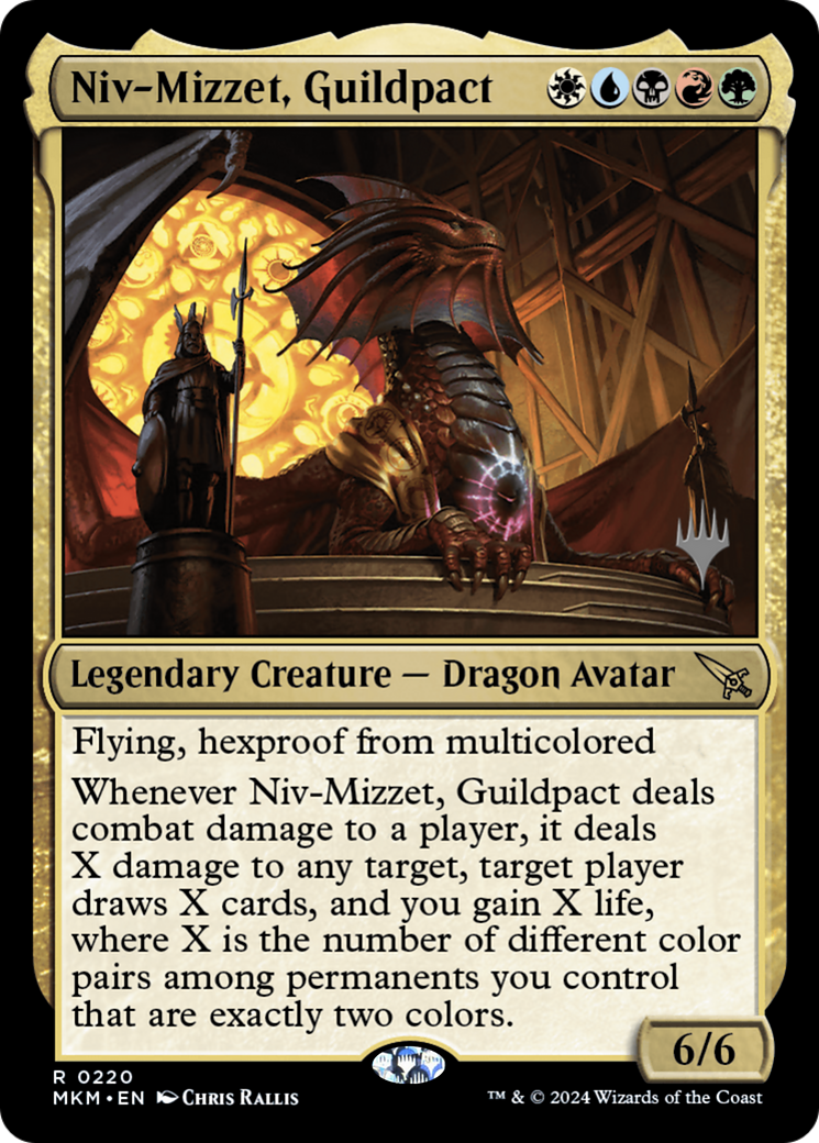Niv-Mizzet, Guildpact (PPMKM-220P) [Murders at Karlov Manor Promos]
