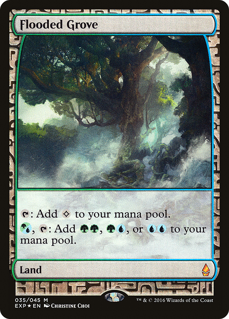 Flooded Grove (EXP-035) [Zendikar Expeditions] Foil