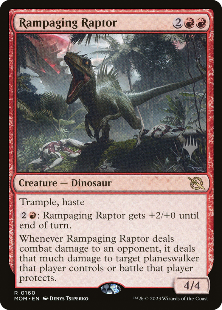 Rampaging Raptor (PPMOM-160P) [March of the Machine Promos]