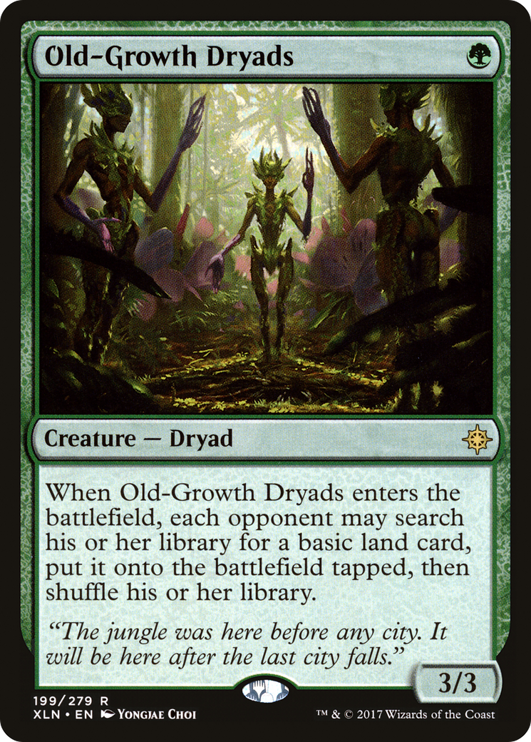 Old-Growth Dryads (XLN-199) [Ixalan] Foil
