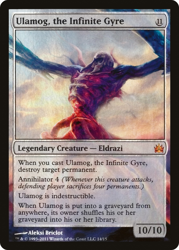Ulamog, the Infinite Gyre (V11-014) [From the Vault: Legends] Foil