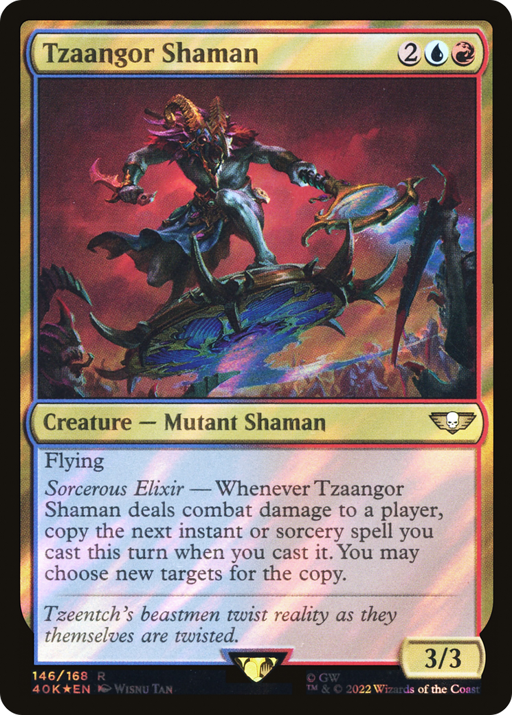 Tzaangor Shaman (40K-146★) [Warhammer 40,000 Commander] Foil