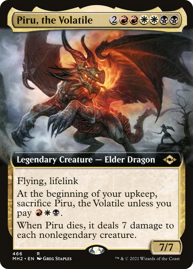 Piru, the Volatile (Extended Art) (MH2-466) [Modern Horizons 2]