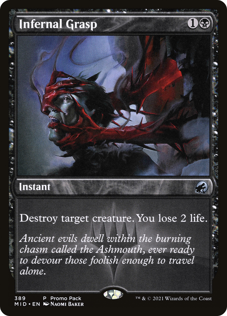 Infernal Grasp (PPMID-389) [Innistrad: Midnight Hunt] Foil