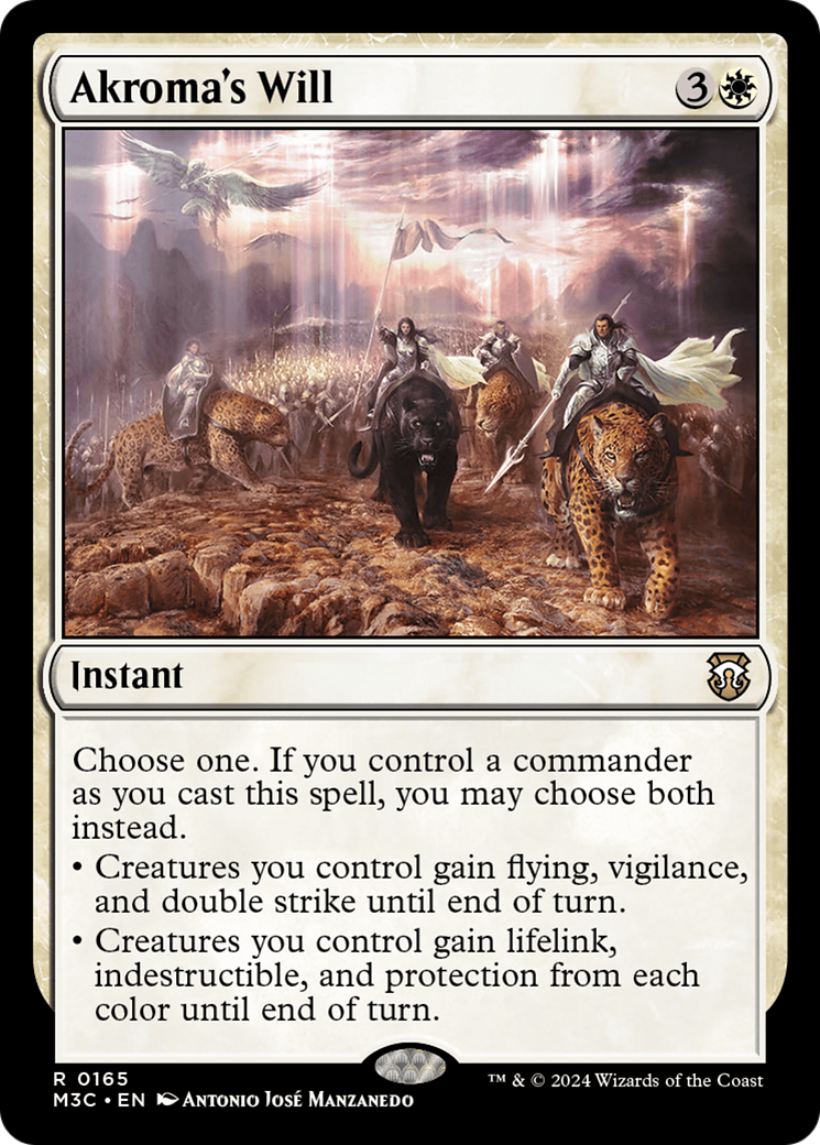 Akroma's Will (M3C-165) [Modern Horizons 3 Commander] Foil