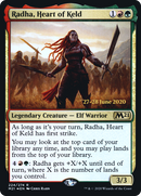 Radha, Heart of Keld (PRE-224S) [Core Set 2021 Promos] Foil