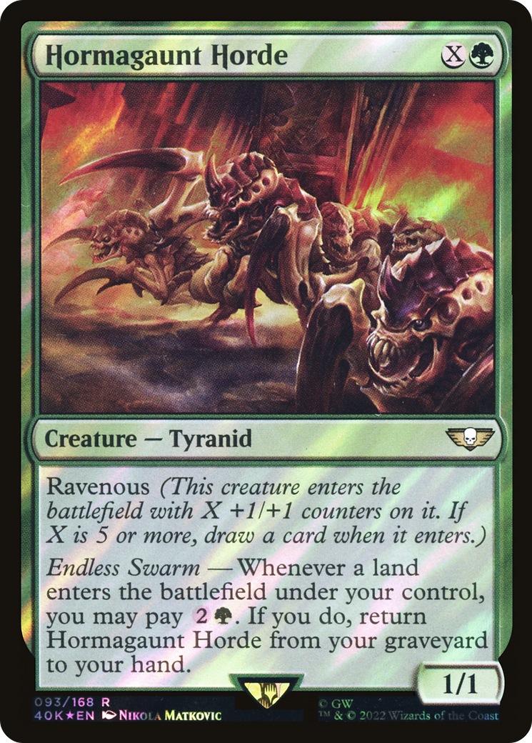 Hormagaunt Horde (40K-93★) [Warhammer 40,000 Commander] Foil