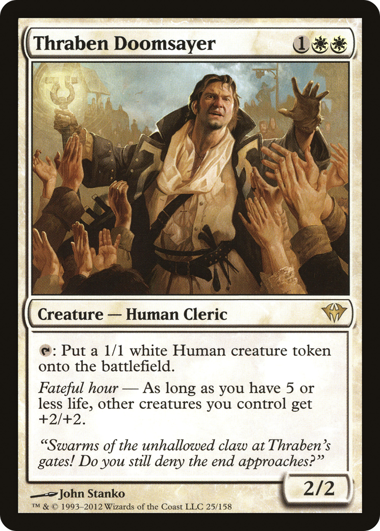 Thraben Doomsayer (DKA-025) [Dark Ascension]