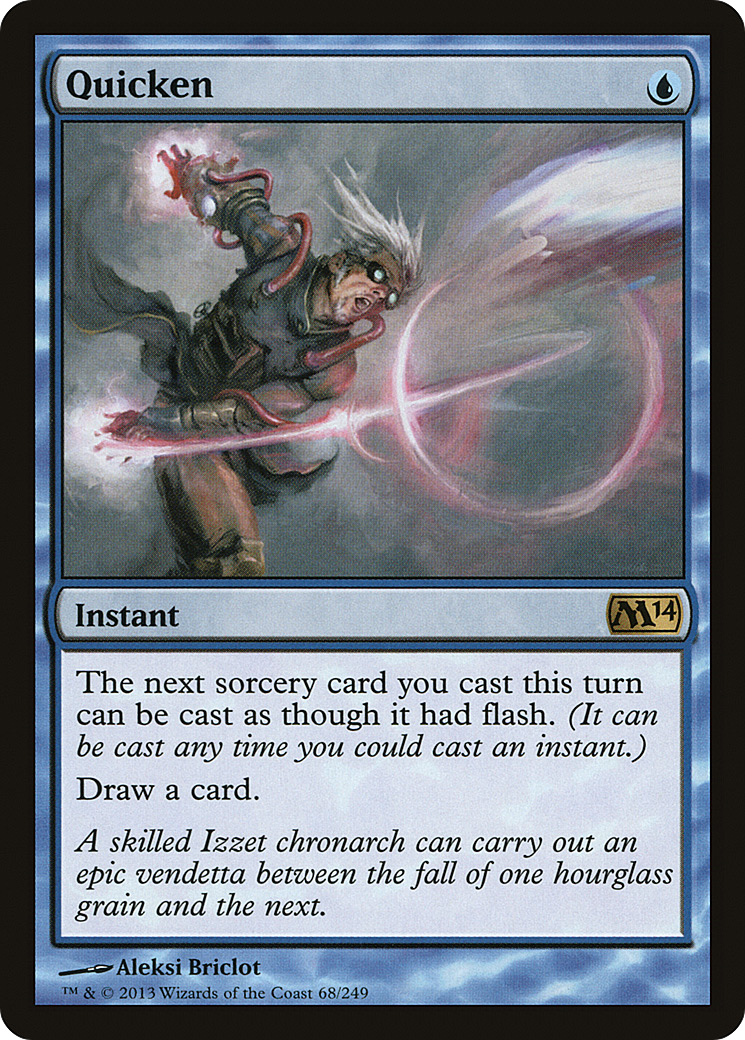Quicken (M14-068) [Magic 2014] Foil