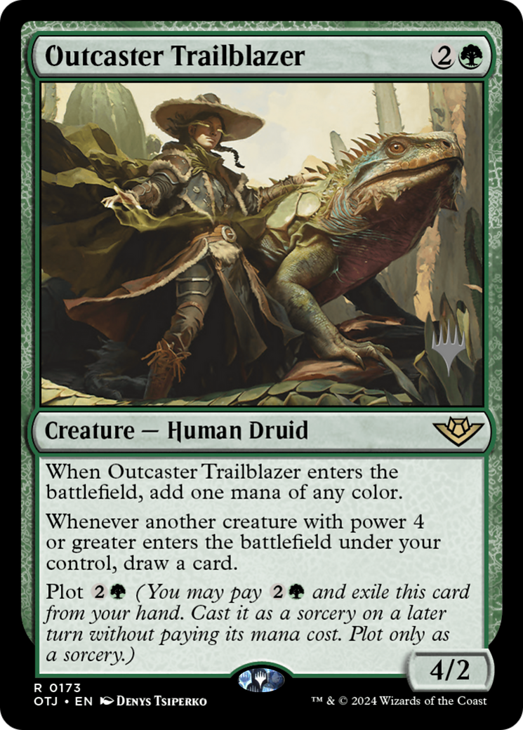 Outcaster Trailblazer (PPOTJ-173P) [Outlaws of Thunder Junction Promos] Foil