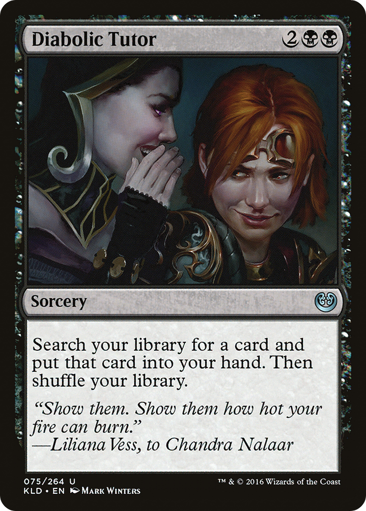 Diabolic Tutor (KLD-075) [Kaladesh] Foil