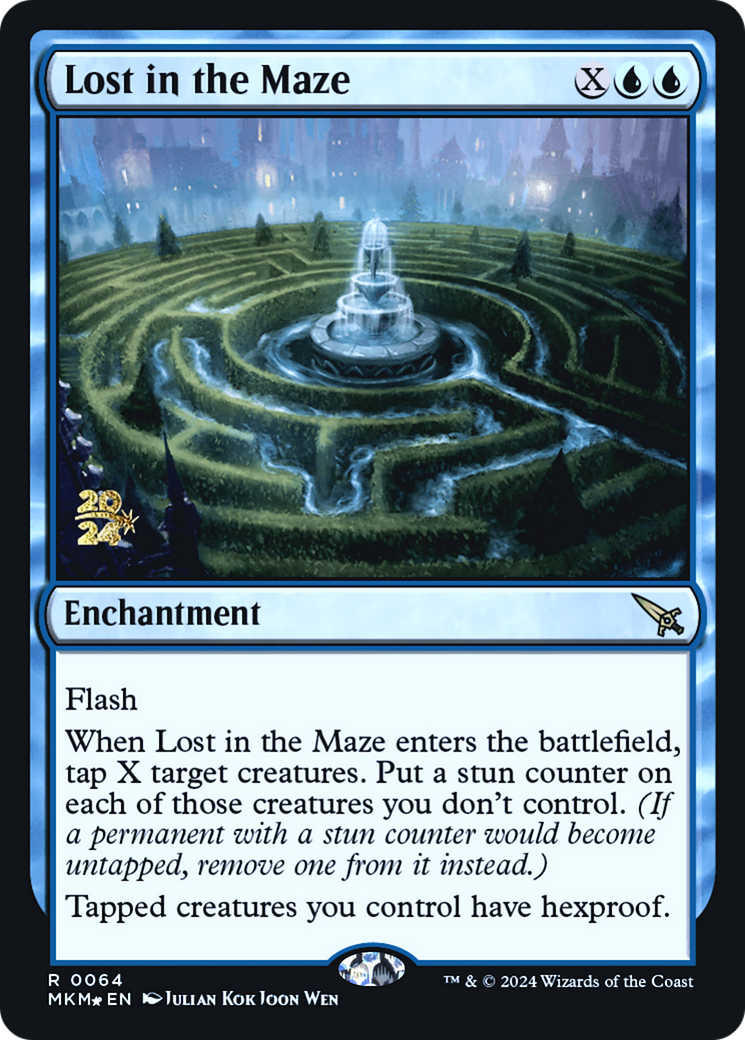 Lost in the Maze (PRE-64S) [Murders at Karlov Manor Promos] Foil