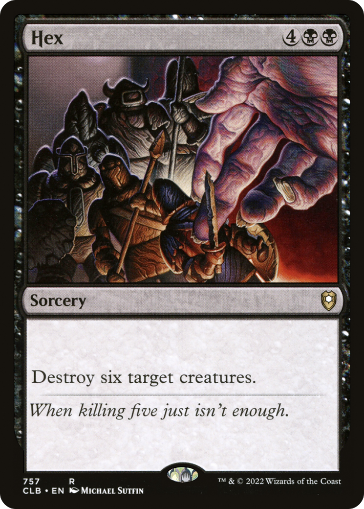 Hex (CLB-757) [Commander Legends: Battle for Baldur's Gate]