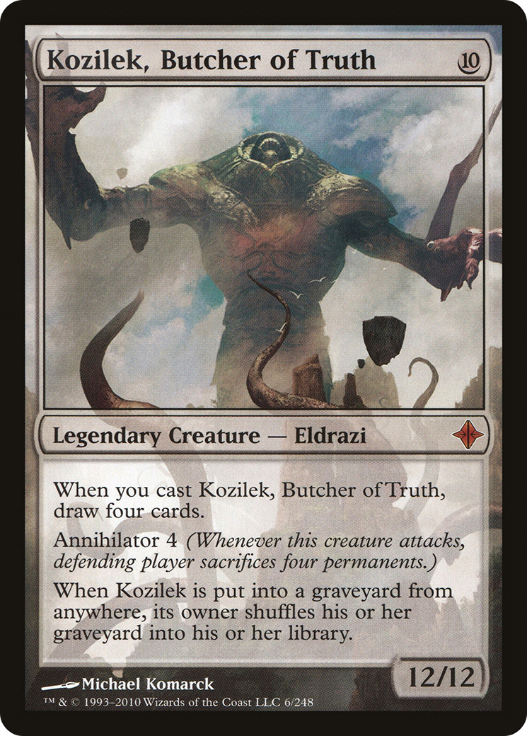 Kozilek, Butcher of Truth (ROE-006) [Rise of the Eldrazi]