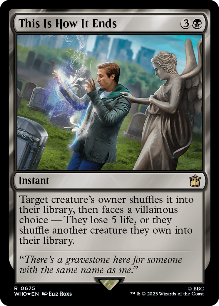 This Is How It Ends (WHO-675) [Doctor Who] Foil