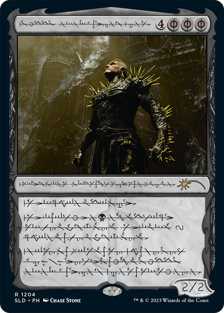 K'rrik, Son of Yawgmoth (SLD-1204) [Secret Lair Drop]: (Showcase)