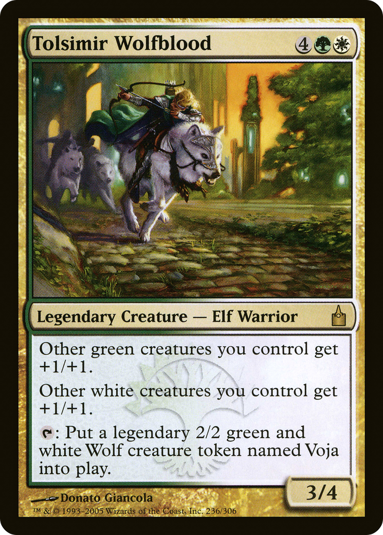 Tolsimir Wolfblood (RAV-236) [Ravnica: City of Guilds] Foil