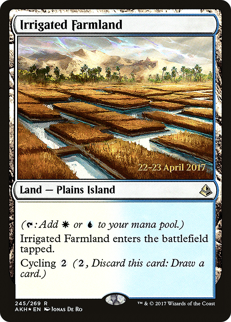 Irrigated Farmland (PRE-245S) [Amonkhet Promos] Foil