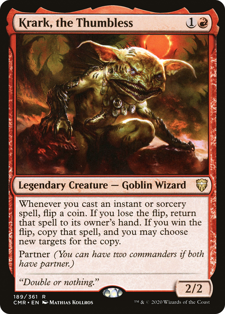 Krark, the Thumbless (CMR-189) [Commander Legends]