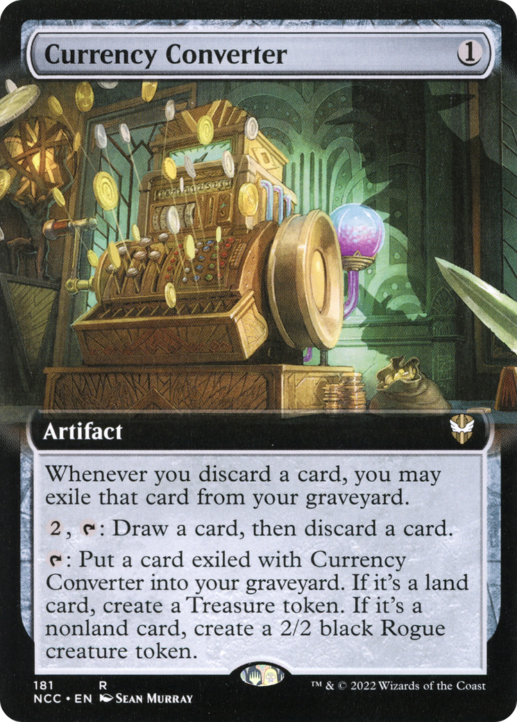 Currency Converter (NCC-181) [New Capenna Commander]: (Extended Art)