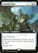 Glimmer Lens (ONC-044) [Phyrexia: All Will Be One Commander]: (Extended Art) Foil