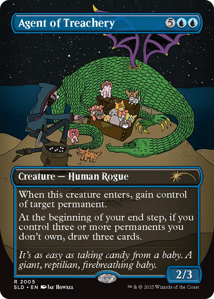 Agent of Treachery (SLD-2005) [Secret Lair Drop] (Borderless)