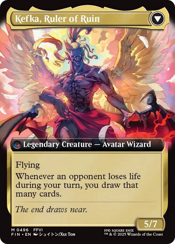 Kefka, Court Mage (Extended Art) (FIN-496) [FINAL FANTASY]: (Extended Art) Foil